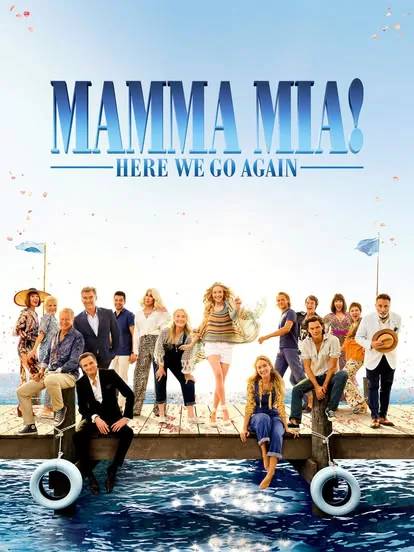 Affiche du film Mamma Mia! Here We Go Again, à la demande avec IPTV Luxembourg