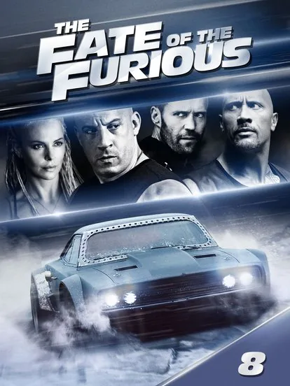 Affiche du film Fast & Furious 8, à la demande avec IPTV Luxembourg